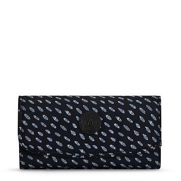 Kipling Money Land Printed Snap Wallet Portefeuille Donkerblauw | NL 1032YX